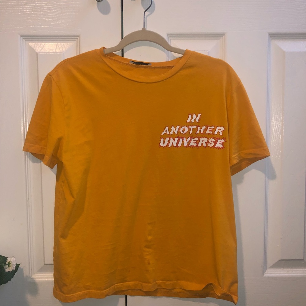 Zara Orange Graphic Tee